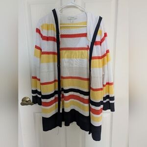 C J Banks Open Knit Preppy Sweater